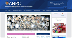 Desktop Screenshot of anpc.ro